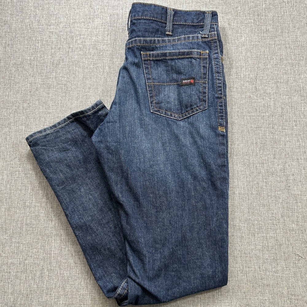 Ariat Flame Resistant FR Jeans Mens 36x34* M4 Relaxed Boot CAT2 2112 Denim Jeans